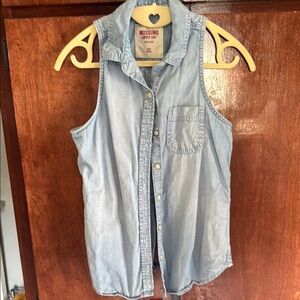 Mossimo Supply Co. Light Blue Denim Top